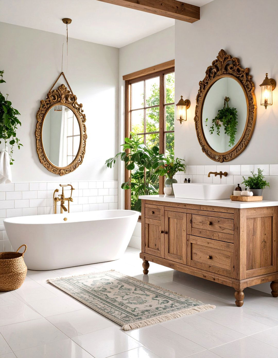Vintage Zellige Charm - 24 Bathroom Remodel Ideas