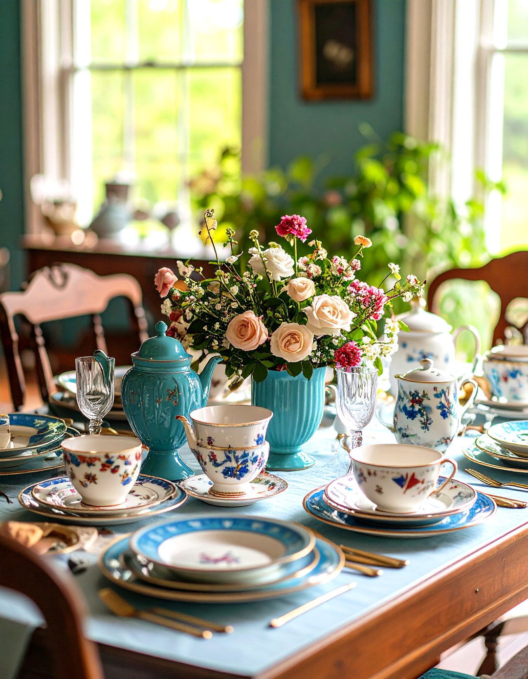 Vintage and Antique Accent Integration - 24 Transitional Dining Room Ideas