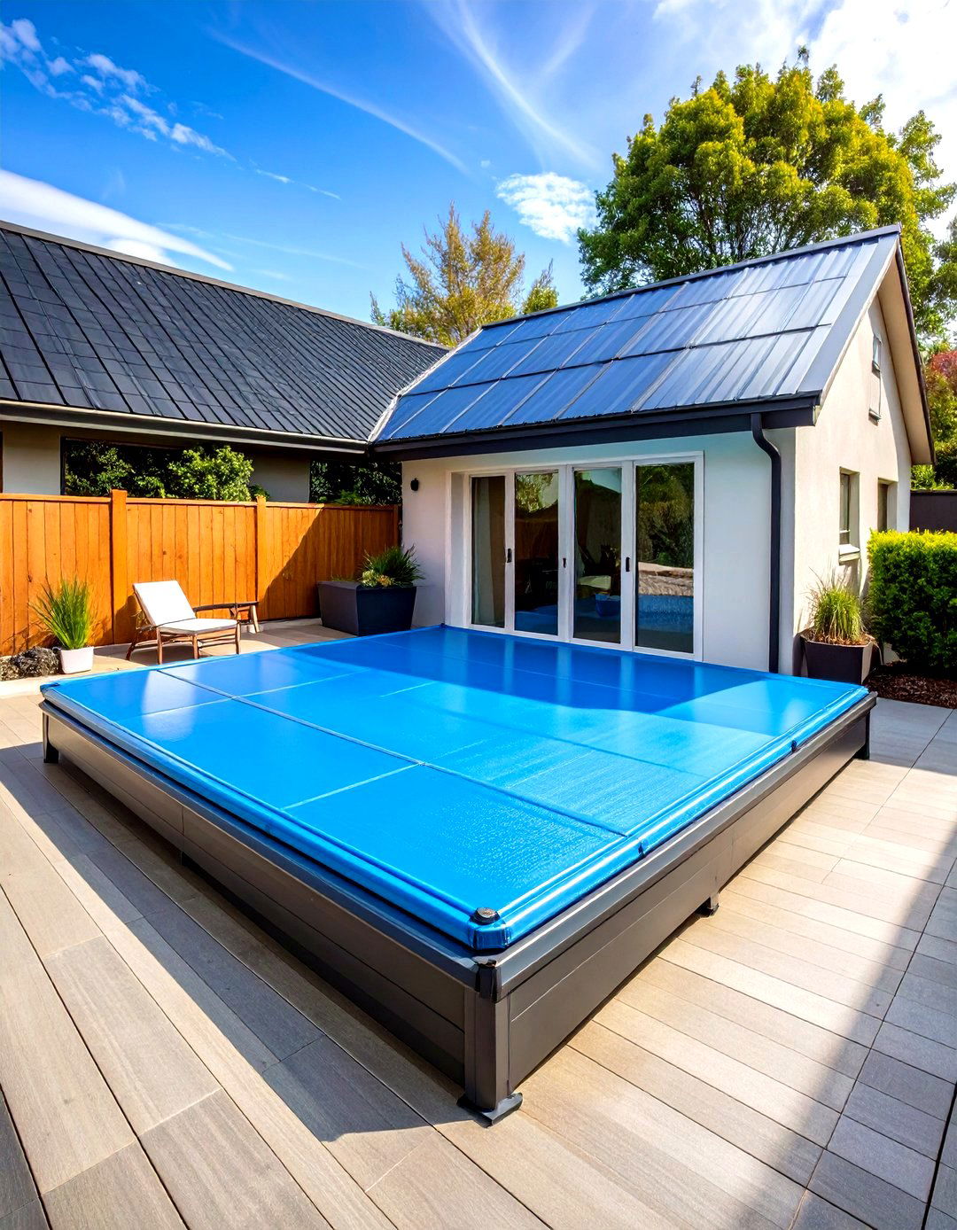 Vinyl Maintenance Free Cover - 24 Attached Covered Patio Ideas