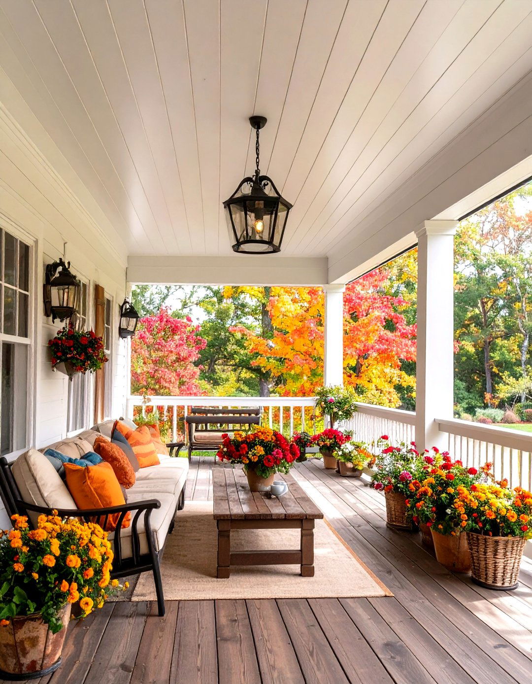 Vinyl Shiplap Style Ceiling for Authentic Farmhouse Character - 24 Vinyl Porch Ceiling Ideas