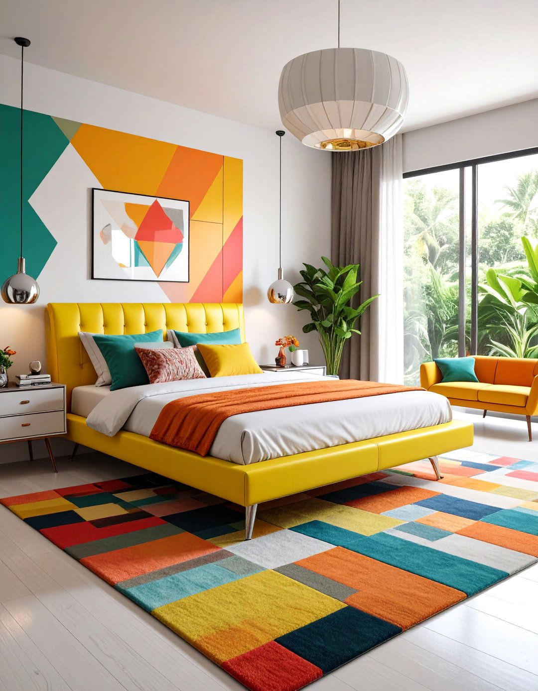 Vinyl and Chrome Retro Den - 24 60s Bedroom Ideas