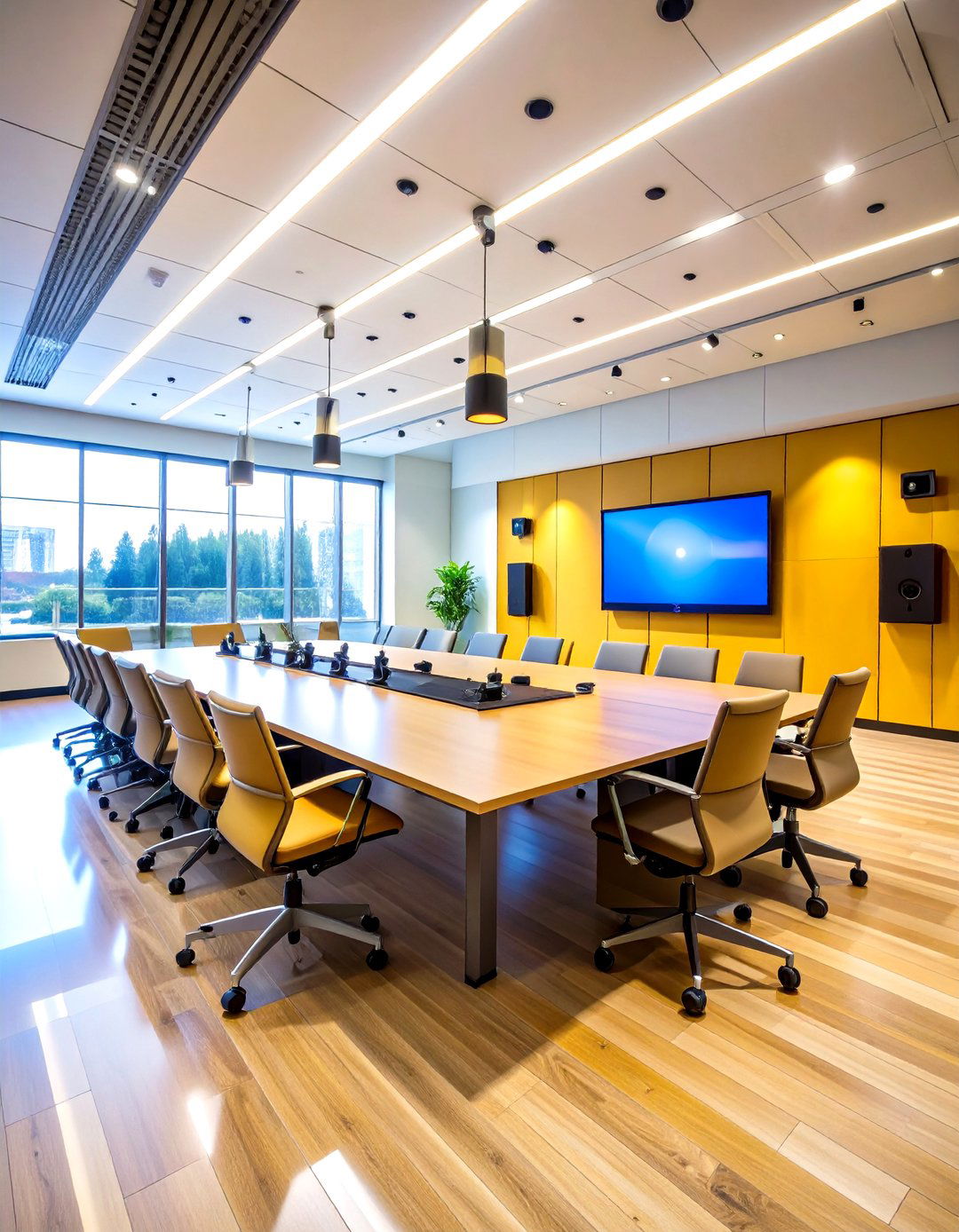 Voice Controlled Smart Conference Rooms - 24 Conference Room Design Ideas and Inspiration