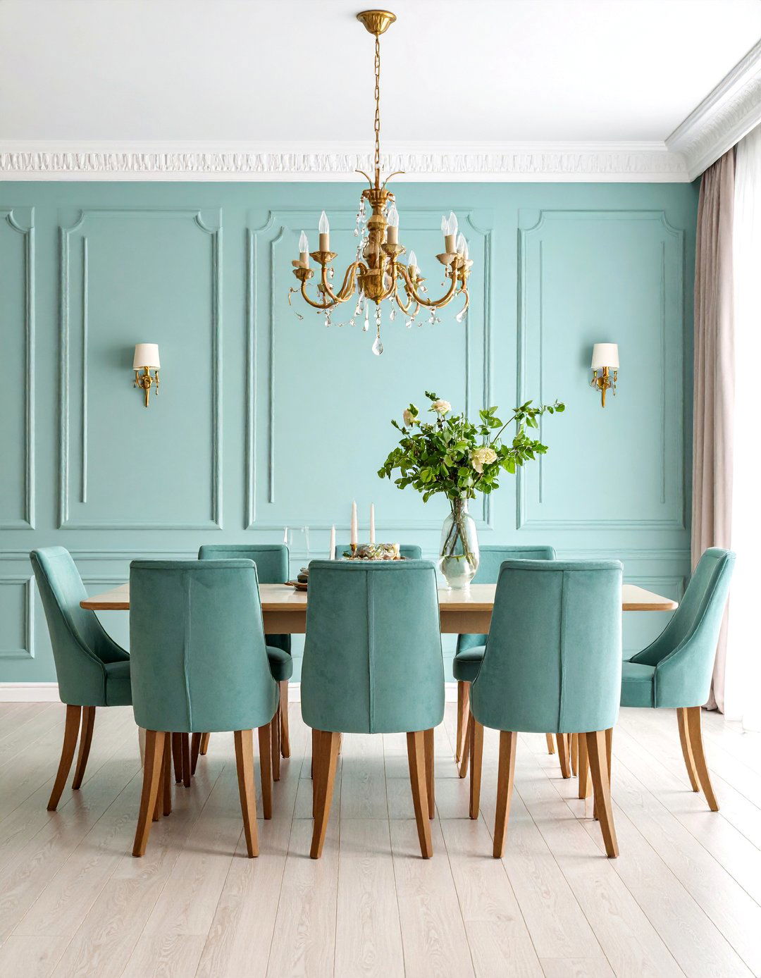 Wainscoting Panel Chair Rail Integration - 24 Chair Rail Ideas