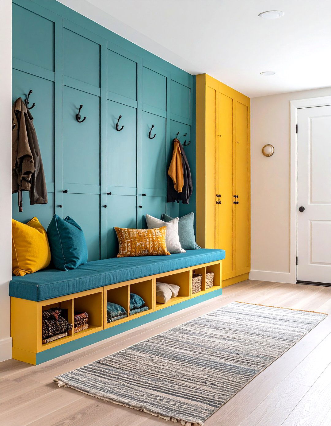 Wainscoting with Built in Storage Benches - 24 Wainscoting Ideas