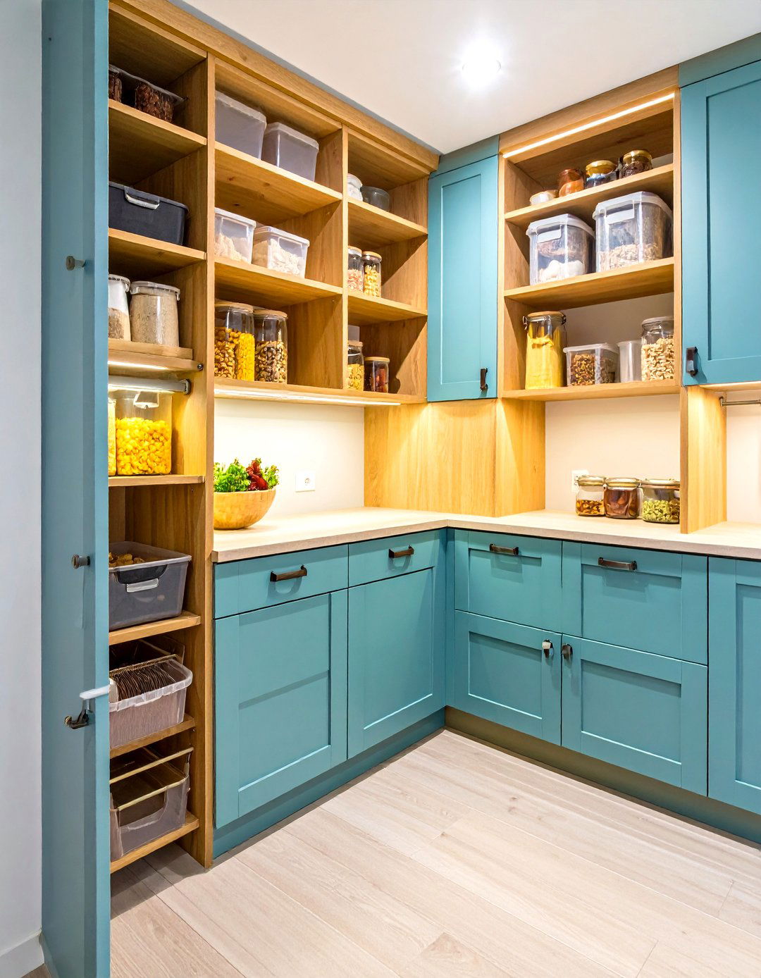 Walk In Corner Pantry Design - 24 Kitchen Corner Ideas