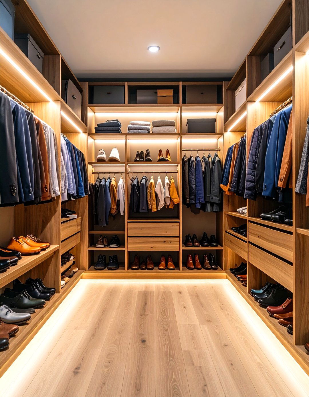 Walk in Closet Storage - 24 Floating Shelves Ideas