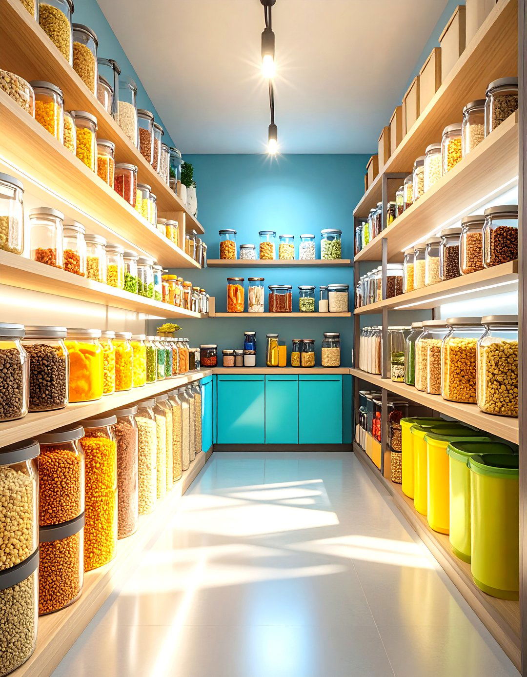 Walk in Pantry with Bulk Storage Systems - 24 Walk in Pantry Ideas
