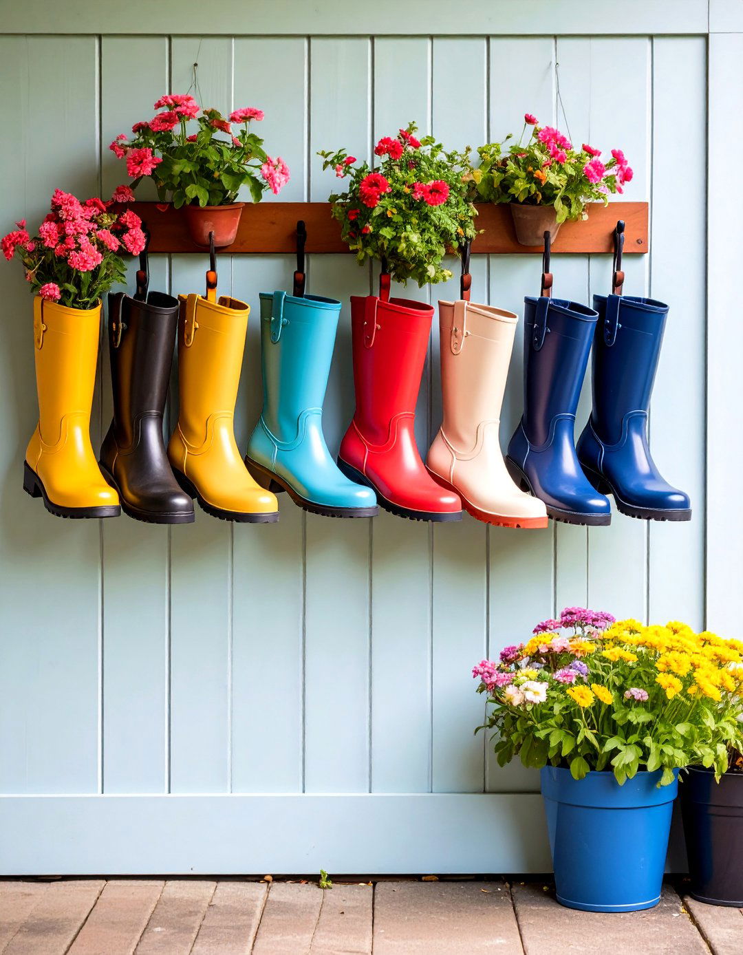 Wall Mounted Boot Hanging Systems - 24 Boot Storage Ideas