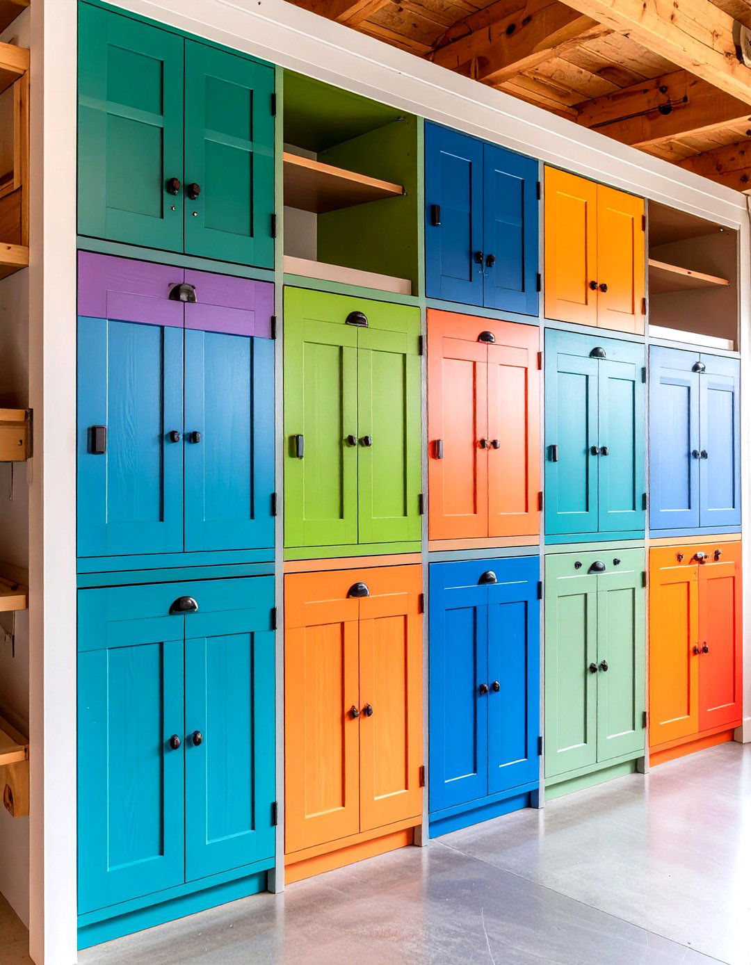 Wall Mounted Cabinet Systems - 24 Shed Organization Ideas