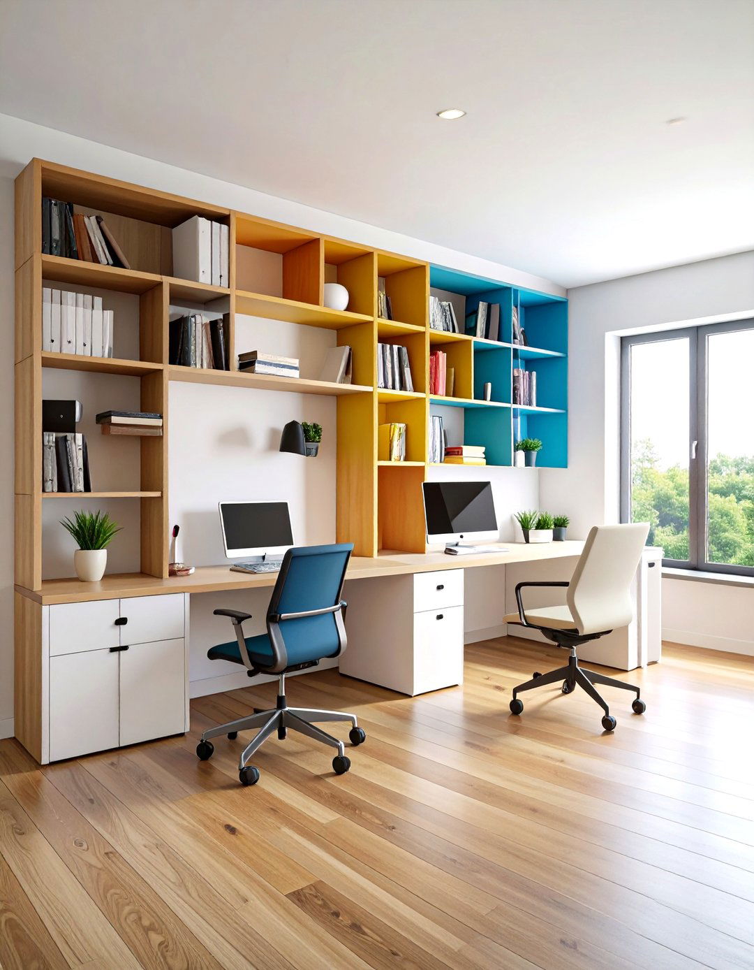 Wall Mounted Corner Bookshelf System - 24 Corner Bookshelf Ideas