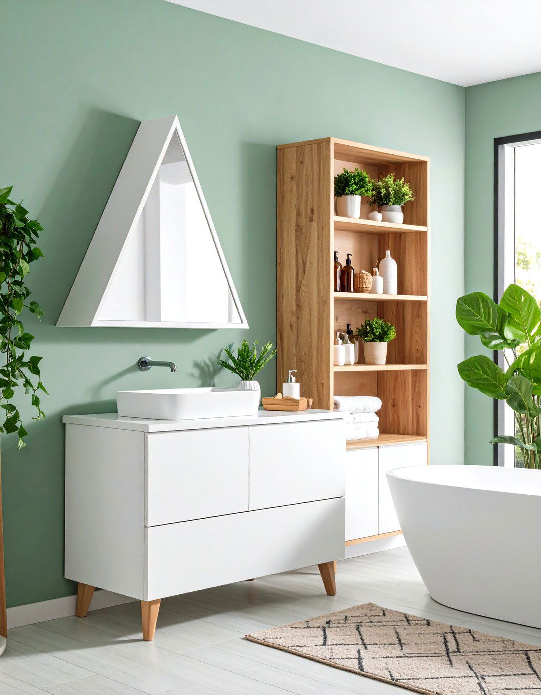 Wall Mounted Corner Cabinets - 24 Pedestal Sink Storage Ideas