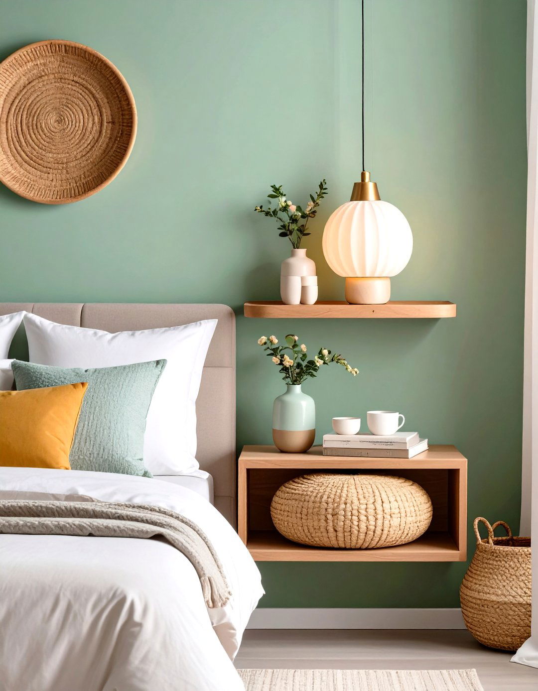 Wall Mounted Nightstand Alternatives - 24 Boy and Girl Shared Small Room Ideas