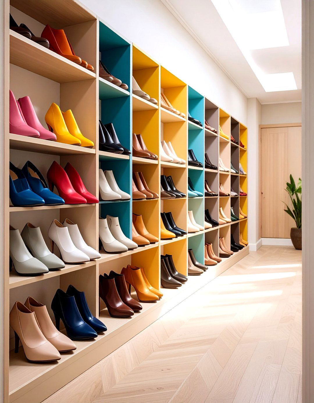 Wall Mounted Shoe Storage Cabinets - 24 Hallway Storage Ideas
