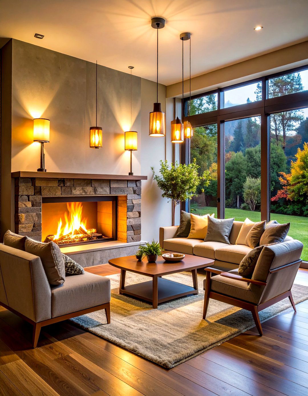 Wall Mounted Swing Arm Reading Lights - 24 Fireplace Mantel Lighting Ideas