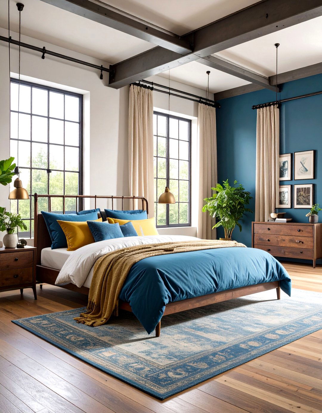 Warehouse Window Treatment - 24 Industrial Bedroom Ideas