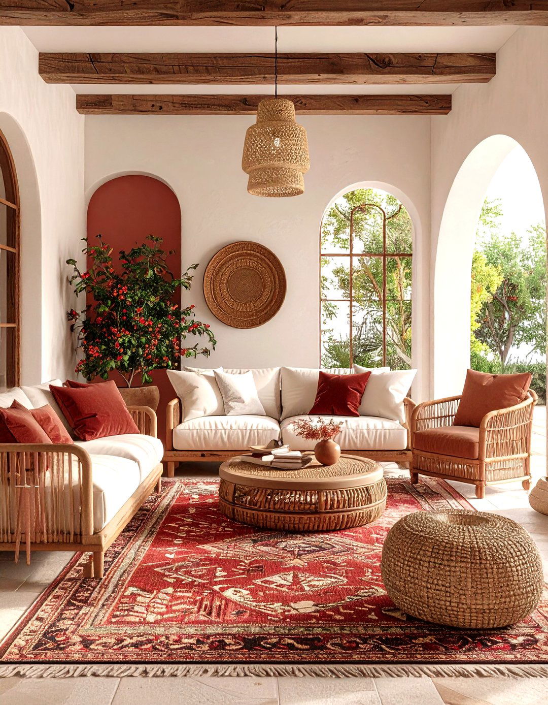 Warm Earth Tone Color Palette - 24 Spanish Style Living Room Ideas