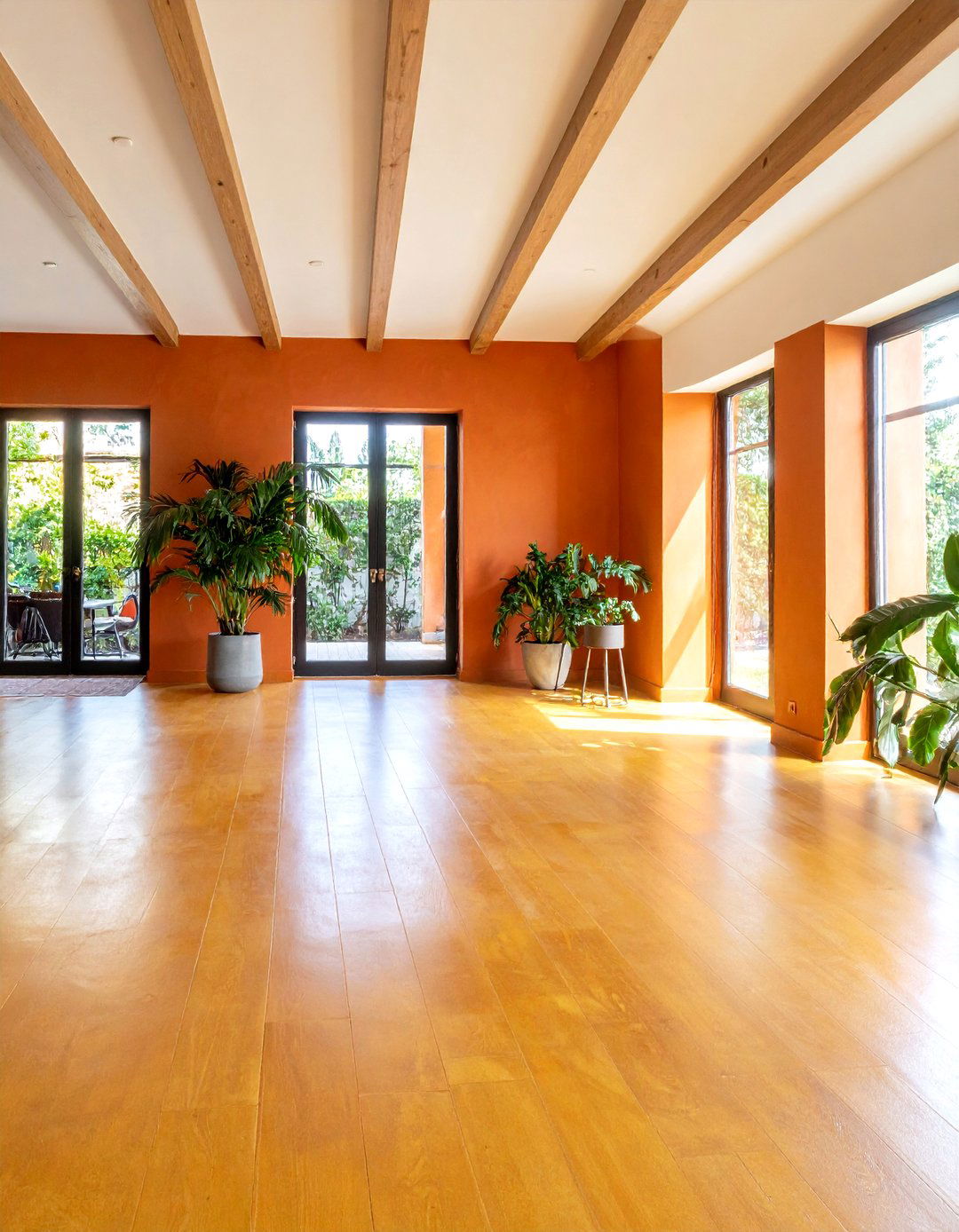 Warm Earth Tone Stained Floors - 24 Stained Concrete Floors