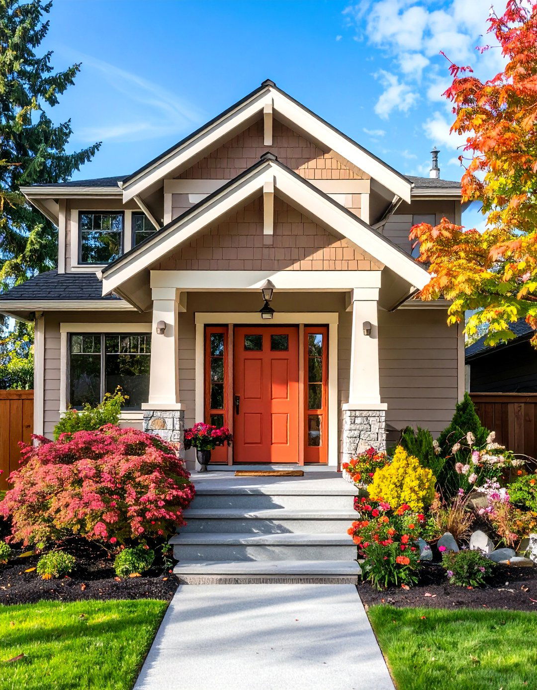 Warm Mushroom Neutral - 24 Exterior Color Palettes for Small Homes