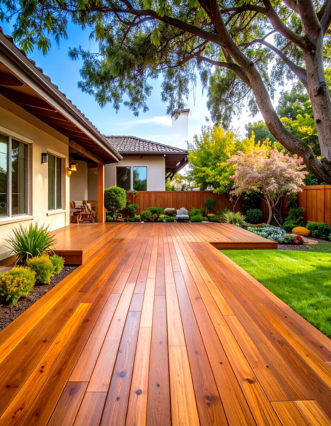 Warm Redwood Character - 24 Deck Color Ideas