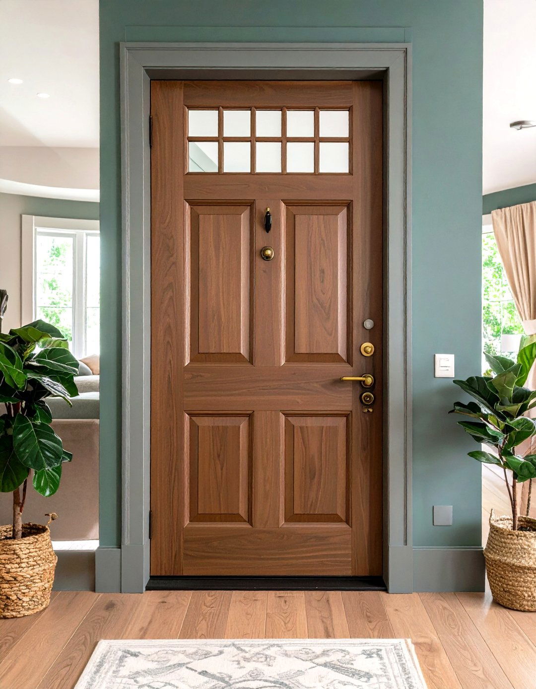 Warm Taupe Elegance - 24 Interior Door Color Ideas