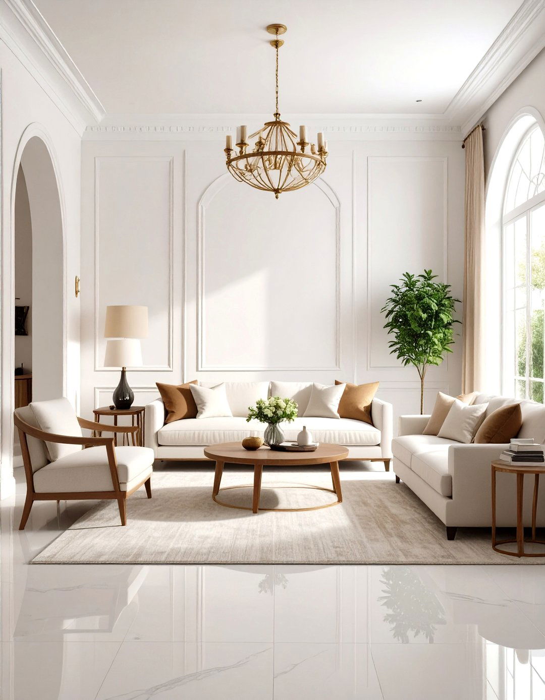 Warm White Paint Palette - 24 Japandi Living Room Ideas