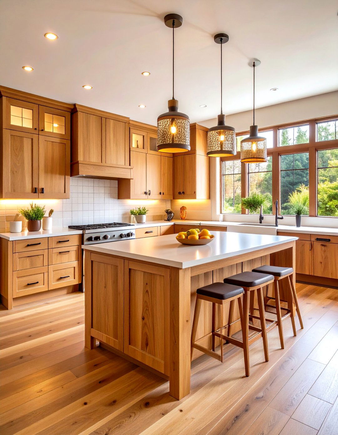 Warm Wood Cabinetry Kitchen Theme - 24 Dream Kitchen Ideas
