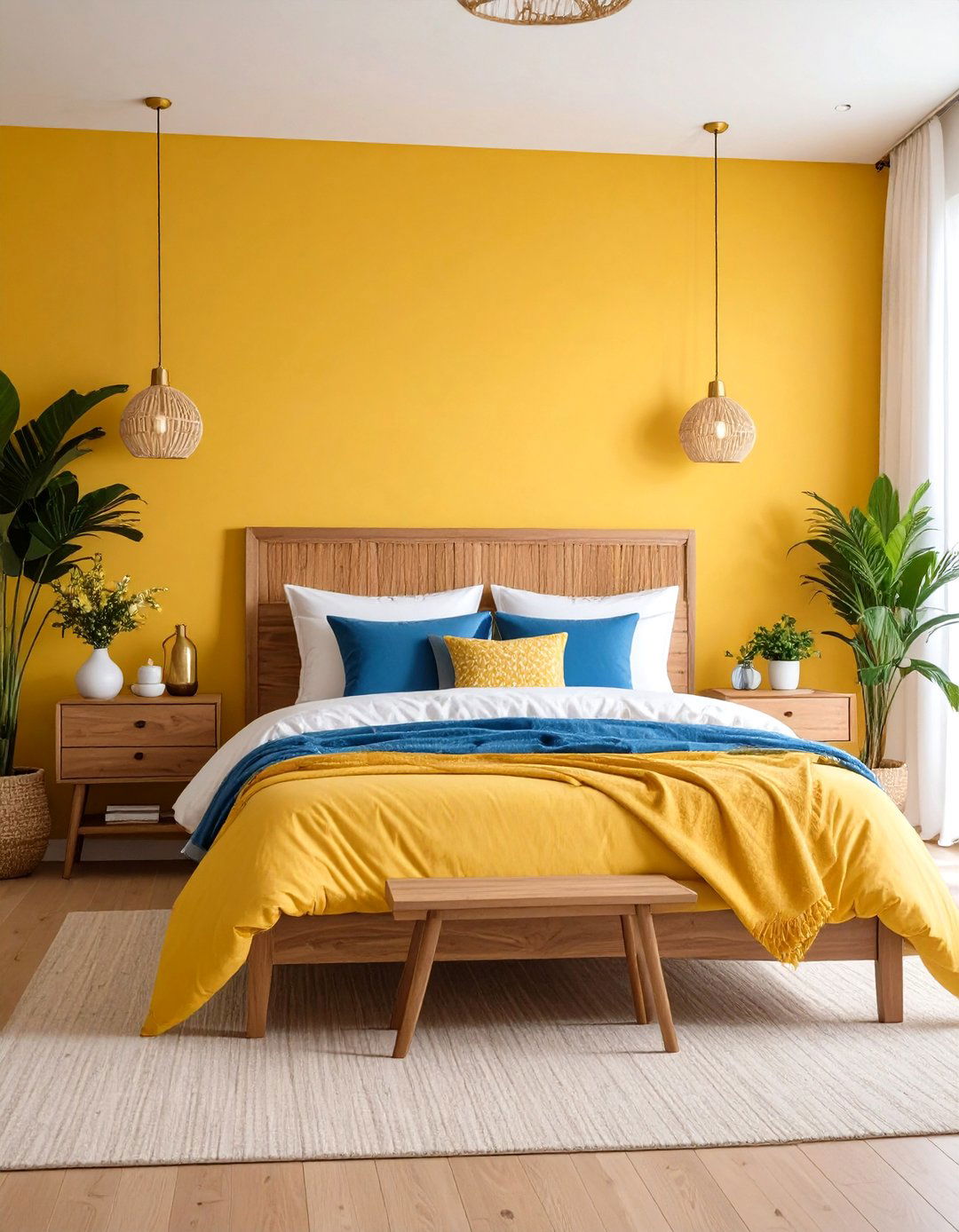 Warm Yellow Sunshine Guest Room - 24 small guest room ideas
