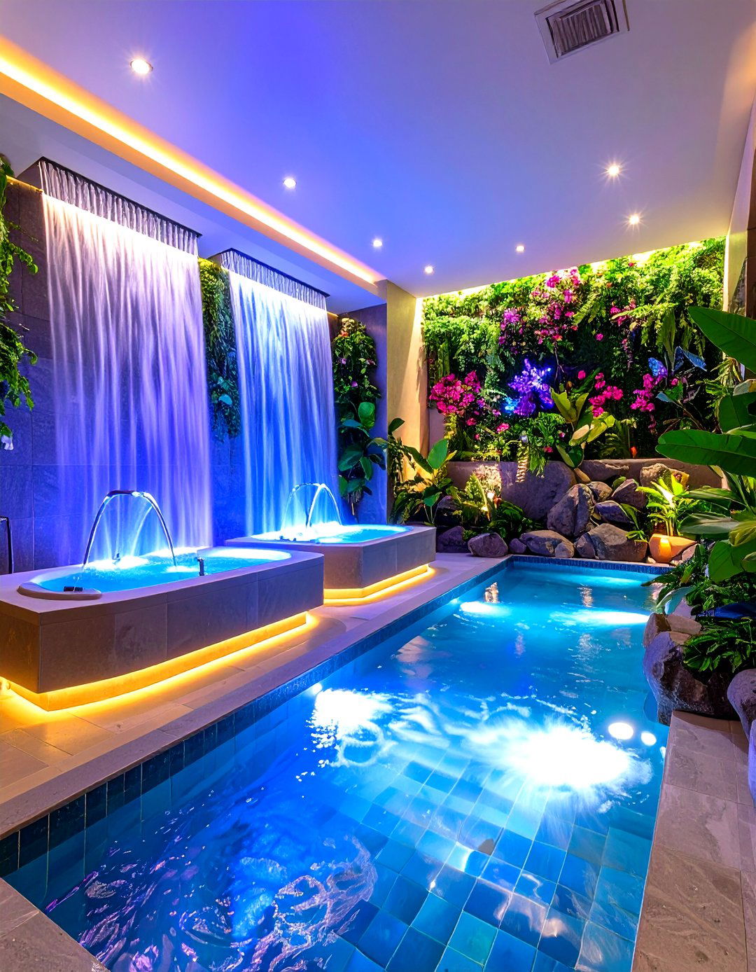 Water Feature Therapy Spa - 24 Spa Decor Ideas