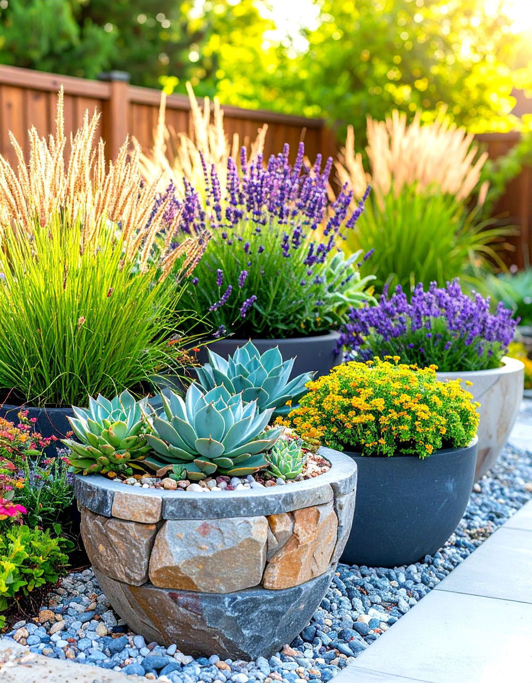 Water Wise Drought Container Gardens - 24 Container Garden Ideas