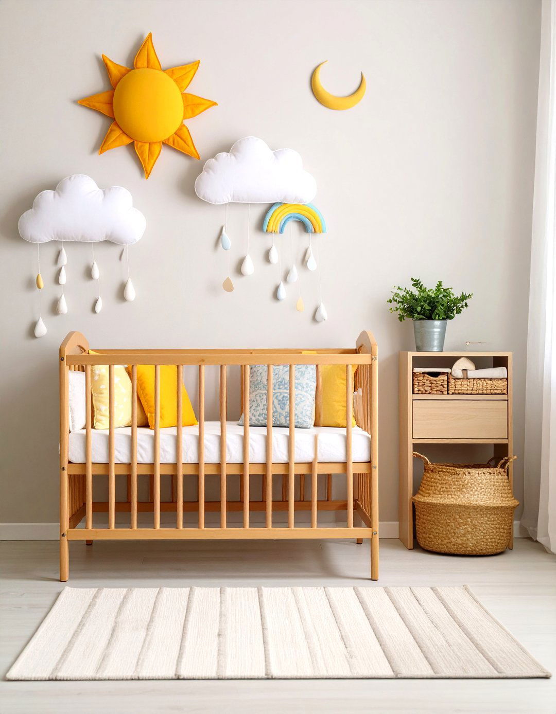 Weather Elements and Seasonal Decor - 24 Nursery Wall Decor Ideas
