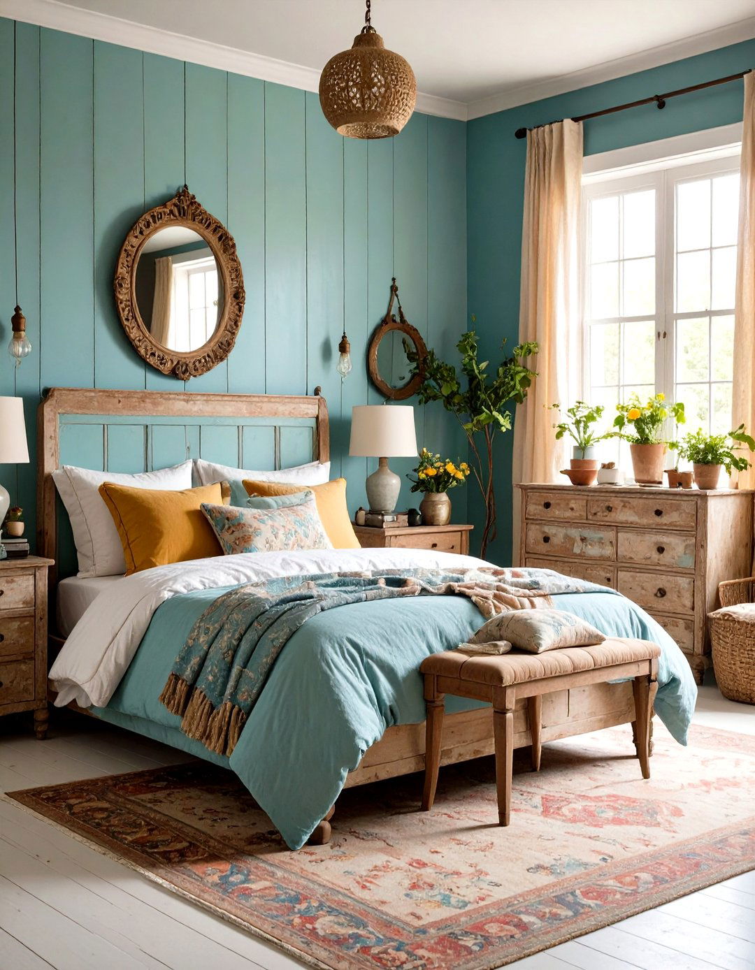 Weathered Chic Retreat Space - 24 Shabby Chic Bedroom Ideas