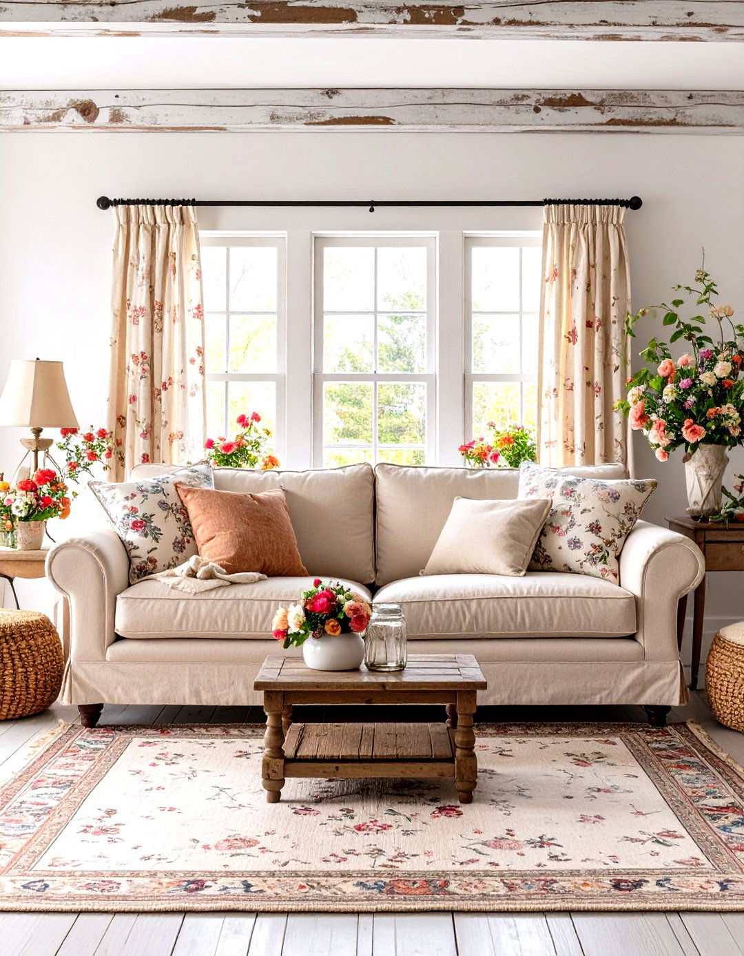 Weathered Cottage Retreat - 24 Ralph Lauren Living Room Ideas