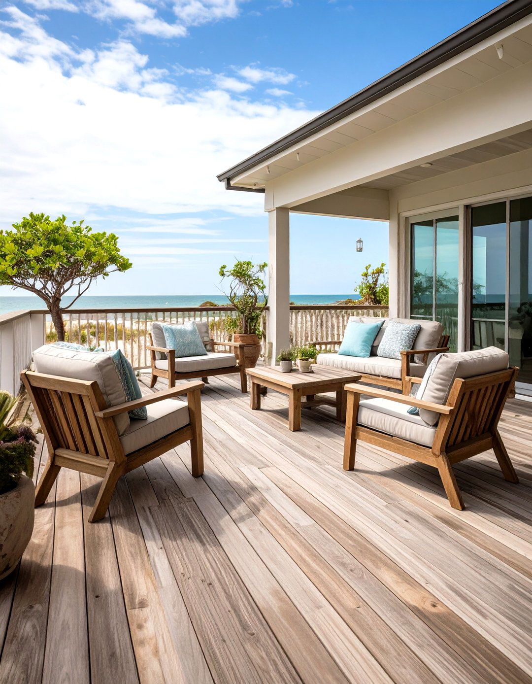 Weathered Driftwood Look - 24 Deck Color Ideas