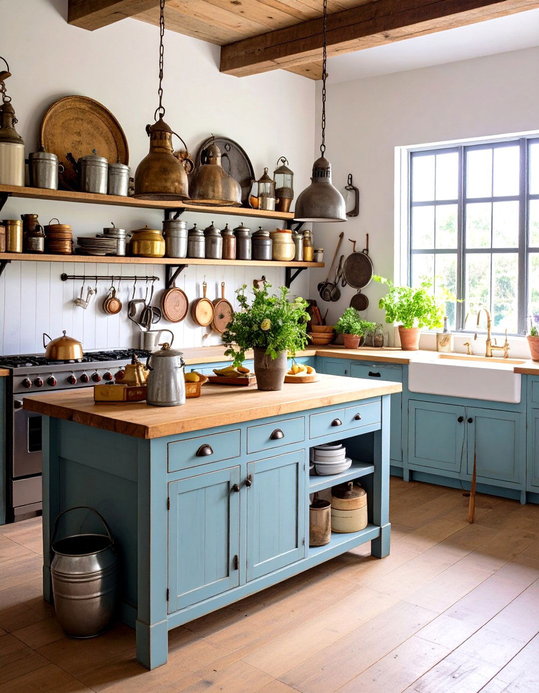 Weathered Metal Accent Pieces - 24 Coastal Decor Ideas