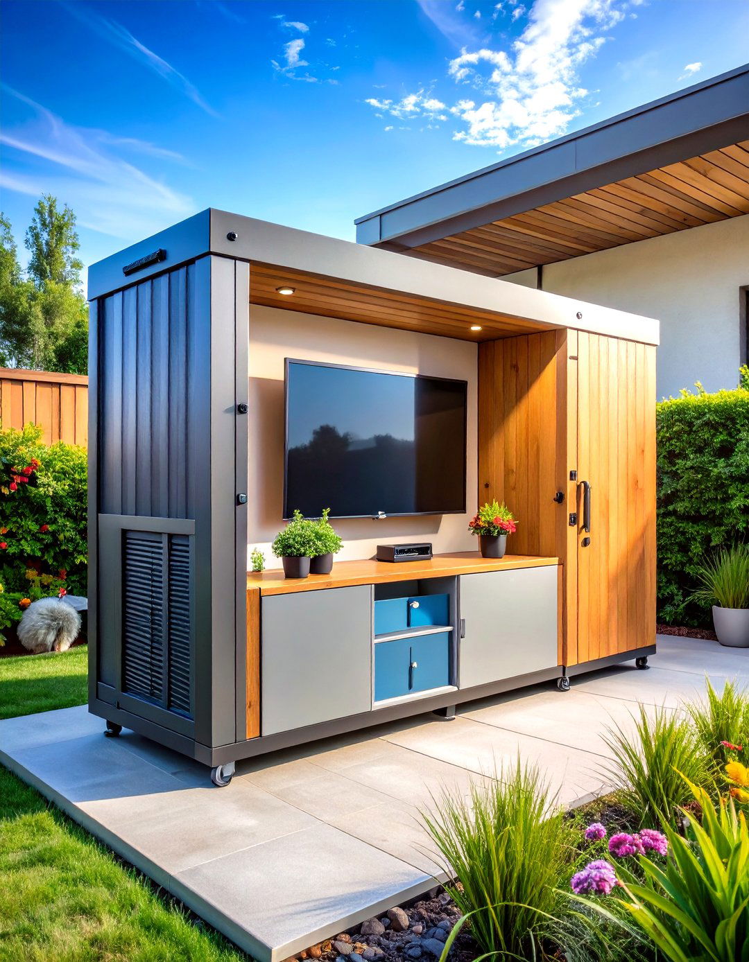Weatherproof TV Enclosure Solution - 24 Outdoor Tv Ideas