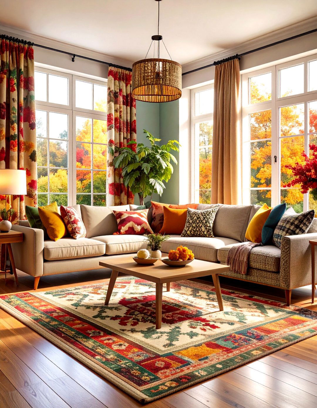Welcoming Entryway Autumn Design - 24 Fall Decor Ideas