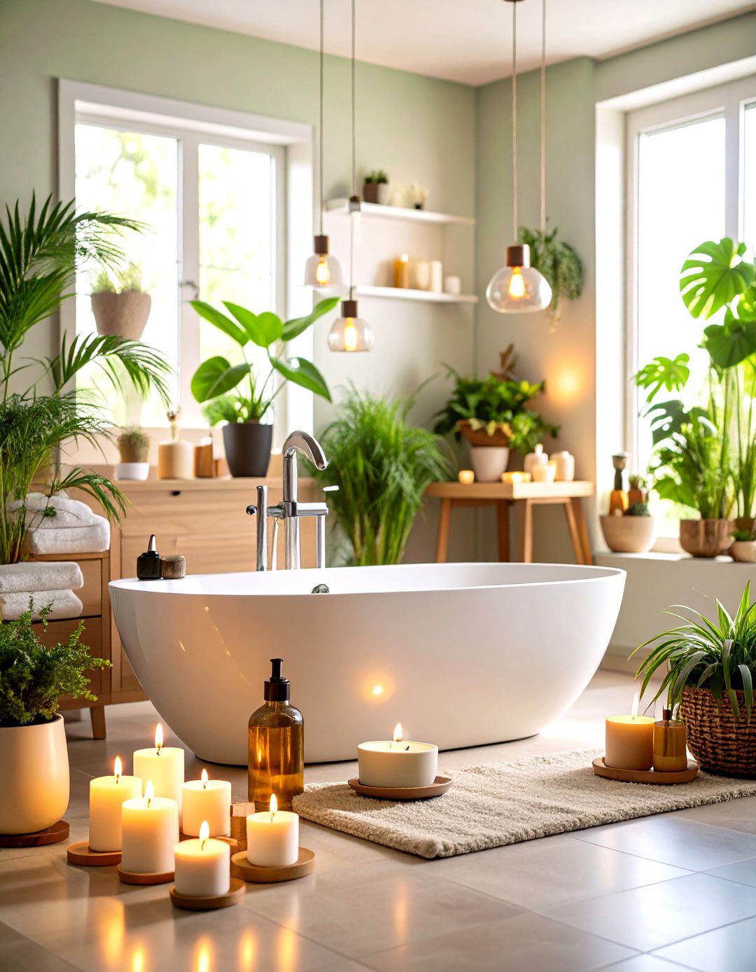 Wellness Focused Aromatherapy Integration - 24 Elegant Bathroom Decor Ideas