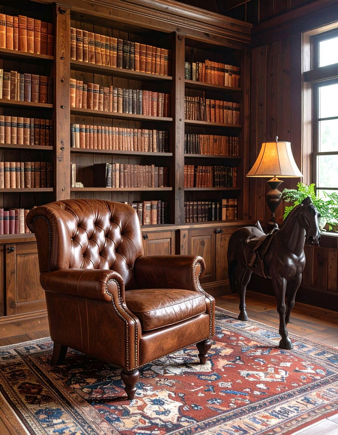 Western Library Book Display - 24 Cowboy Room Decor Ideas