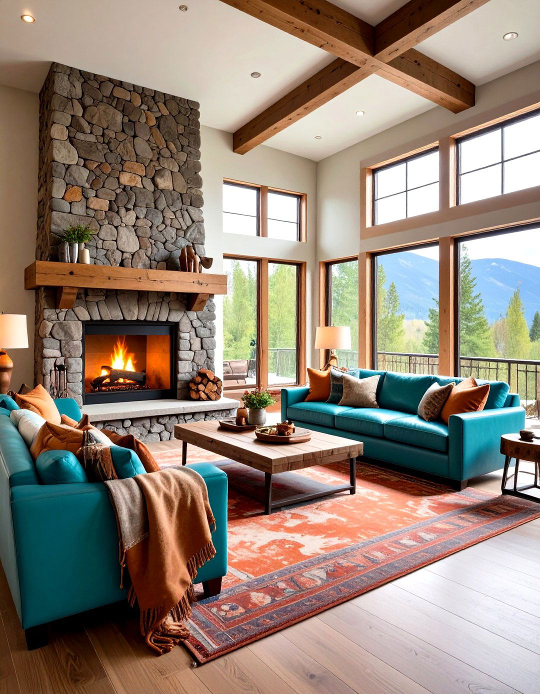 Western Lodge Heritage - 24 Country Living Room Ideas