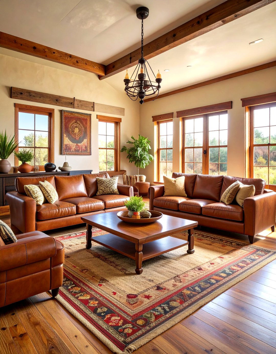 Western Ranch Living Room - 24 1950s Living Room Ideas