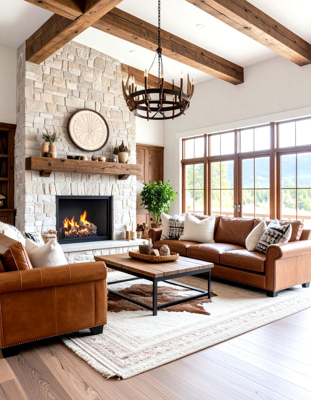 Western Ranch Lodge - 24 Ralph Lauren Living Room Ideas