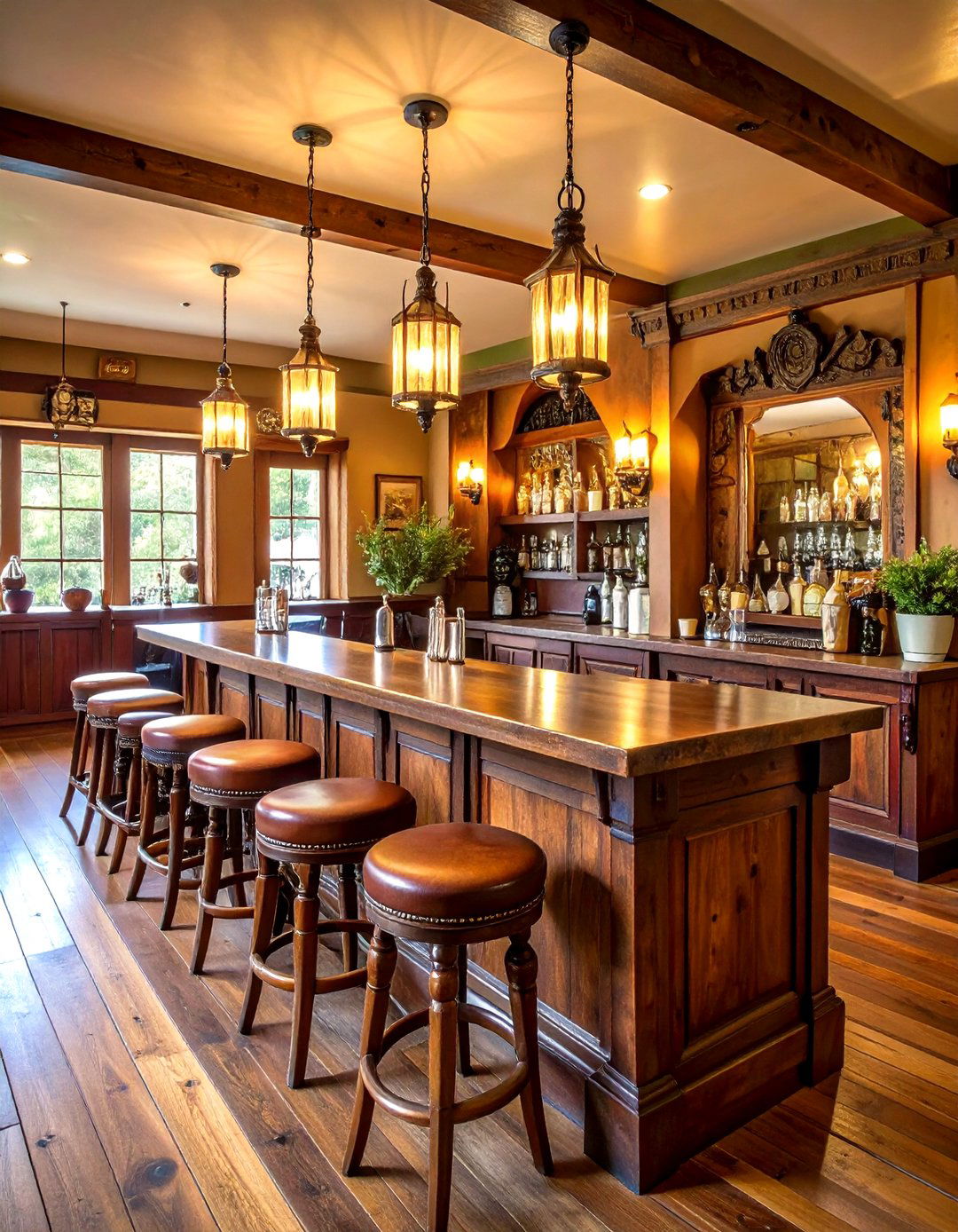 Western Saloon Bar Setup - 24 Cowboy Room Decor Ideas