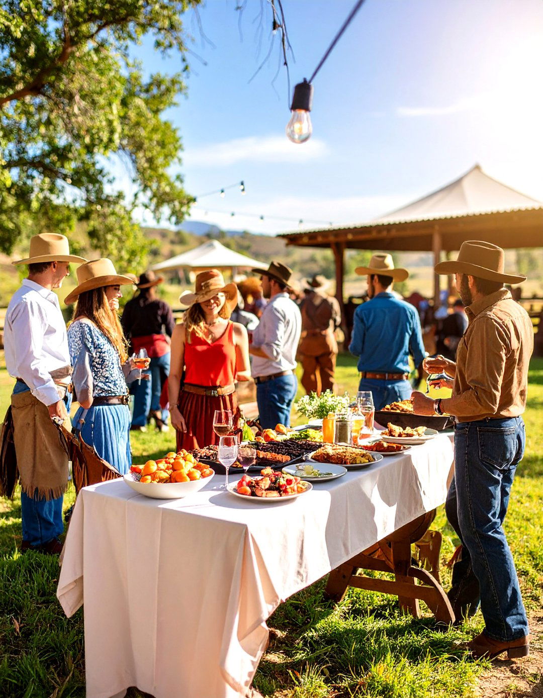 Western Themed Welcome Parties - 24 Western Wedding Ideas