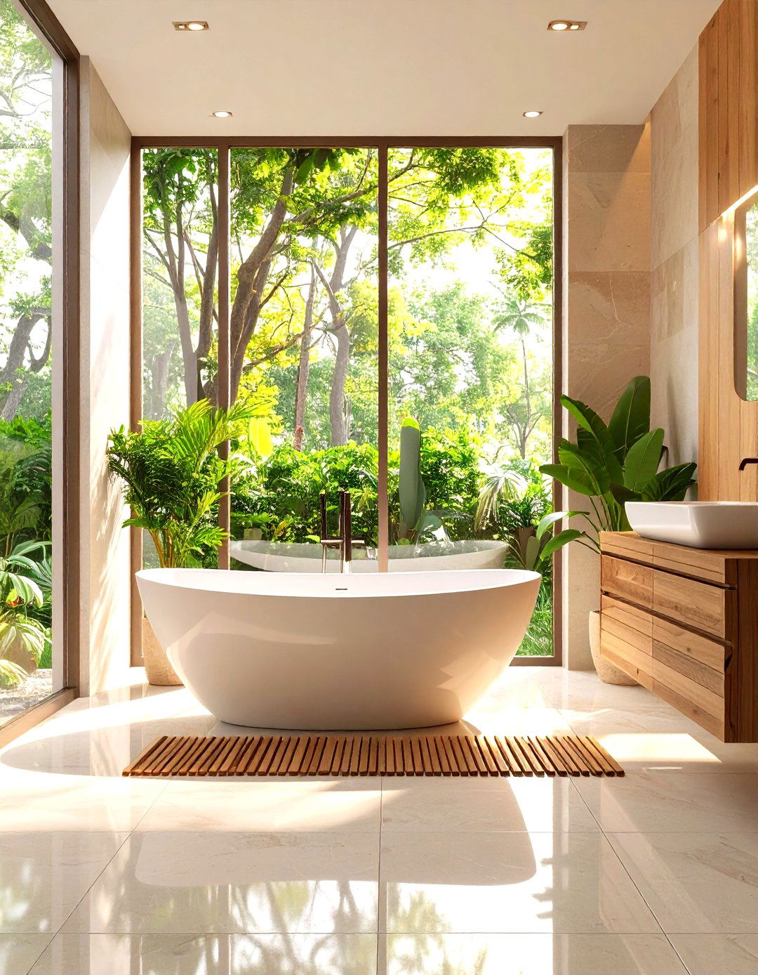 Wet Room Integrated Bathtub - 24 Bathtub Ideas