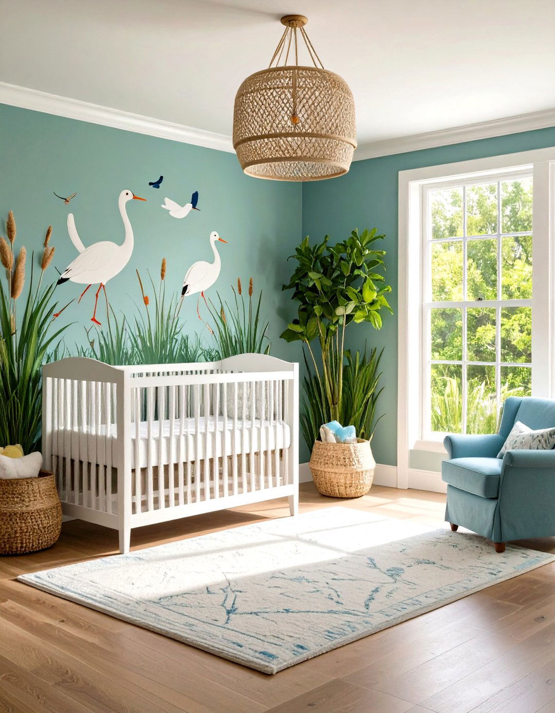 Wetland Marsh Ecosystem Nursery - 24 Nature Themed Nursery Ideas