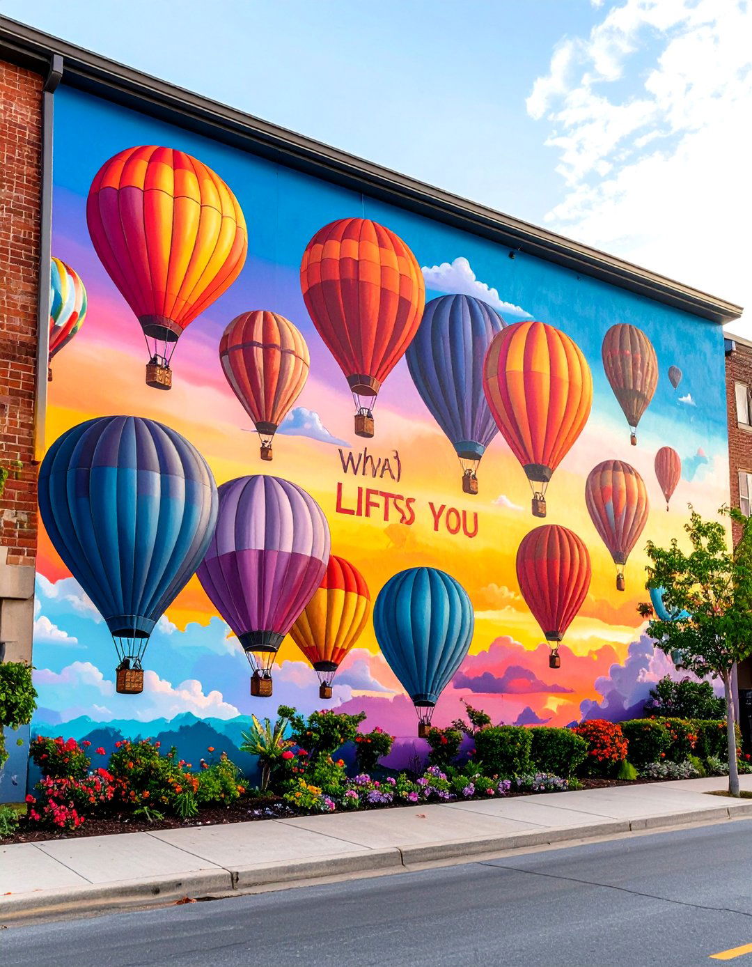 What Lifts You Inspirational Mural in East Nashville - 24 Nashville Murals