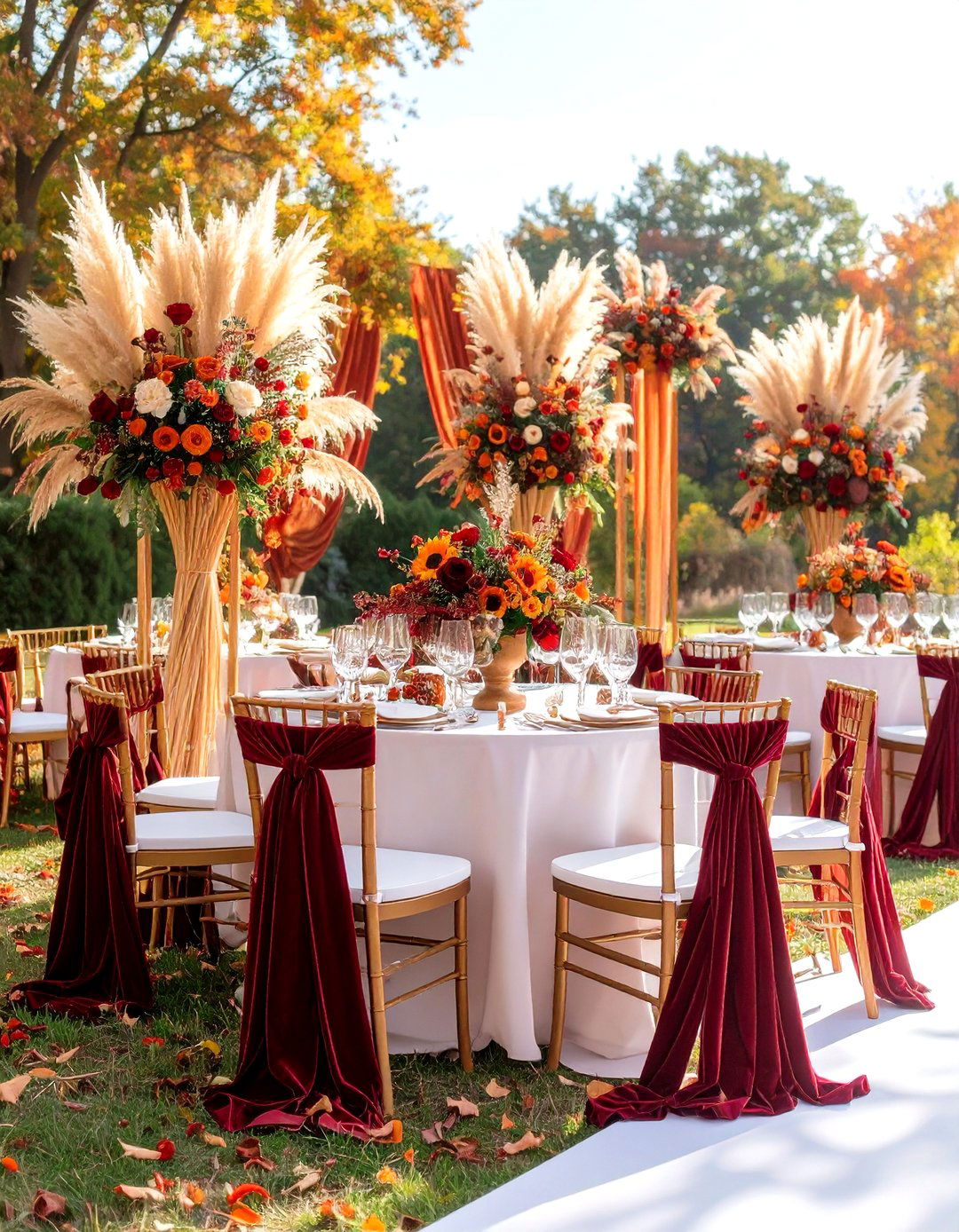 Wheat and Grain Ceremony Decorations - 24 Fall Wedding Décor Ideas