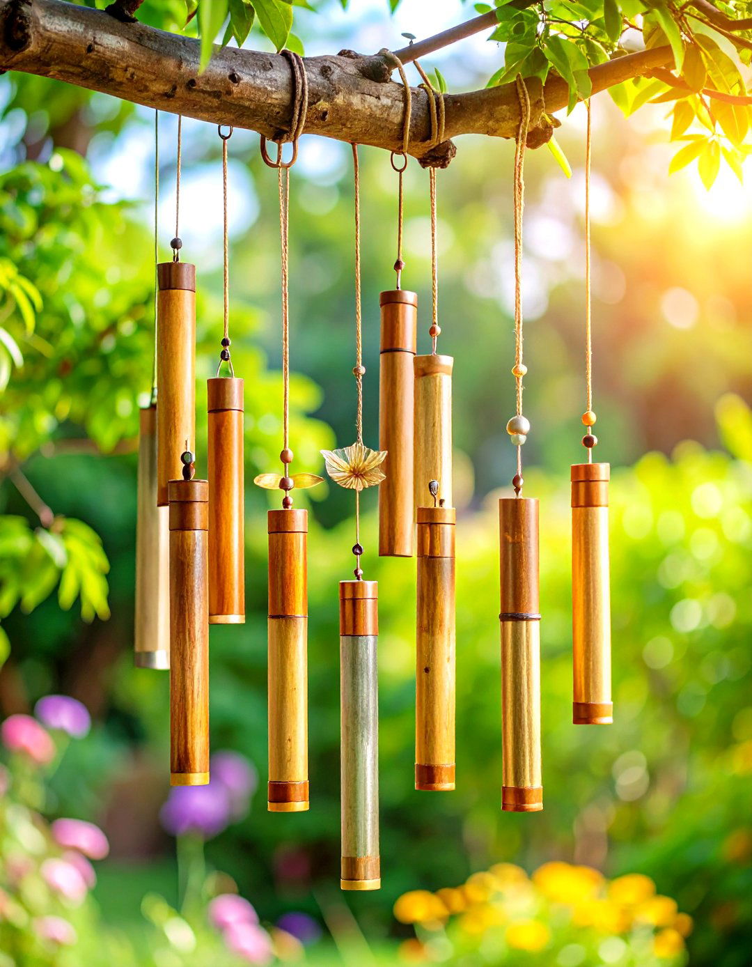 Whimsical Wind Chimes - 24 Garden Art Ideas