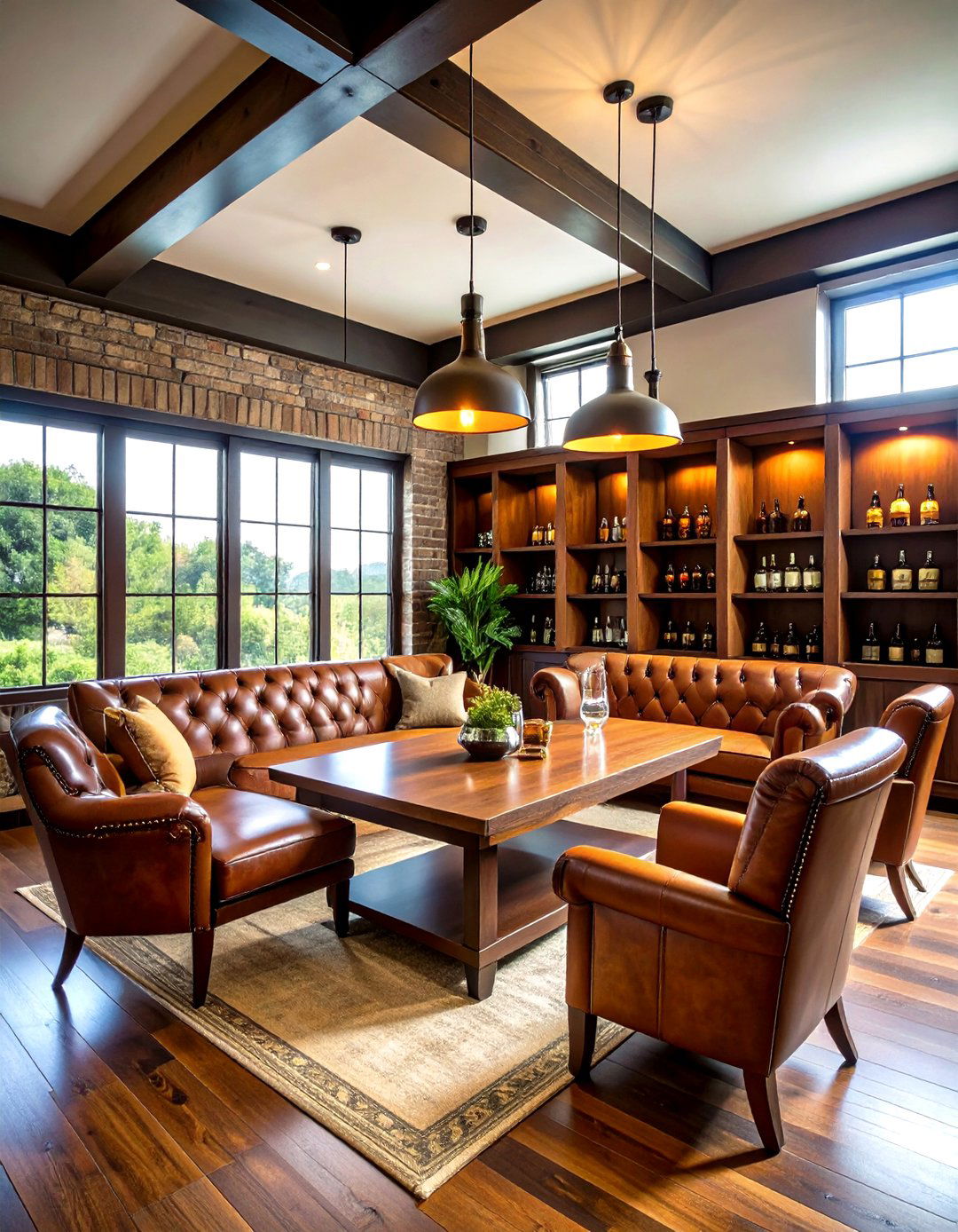 Whiskey Tasting Man Cave Living Room - 24 Man Cave Living Room Ideas