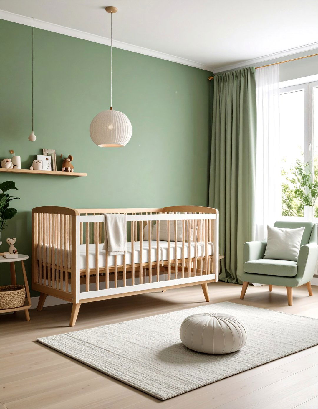 Whisper Green Nursery Growth - 24 Calming Paint Colors